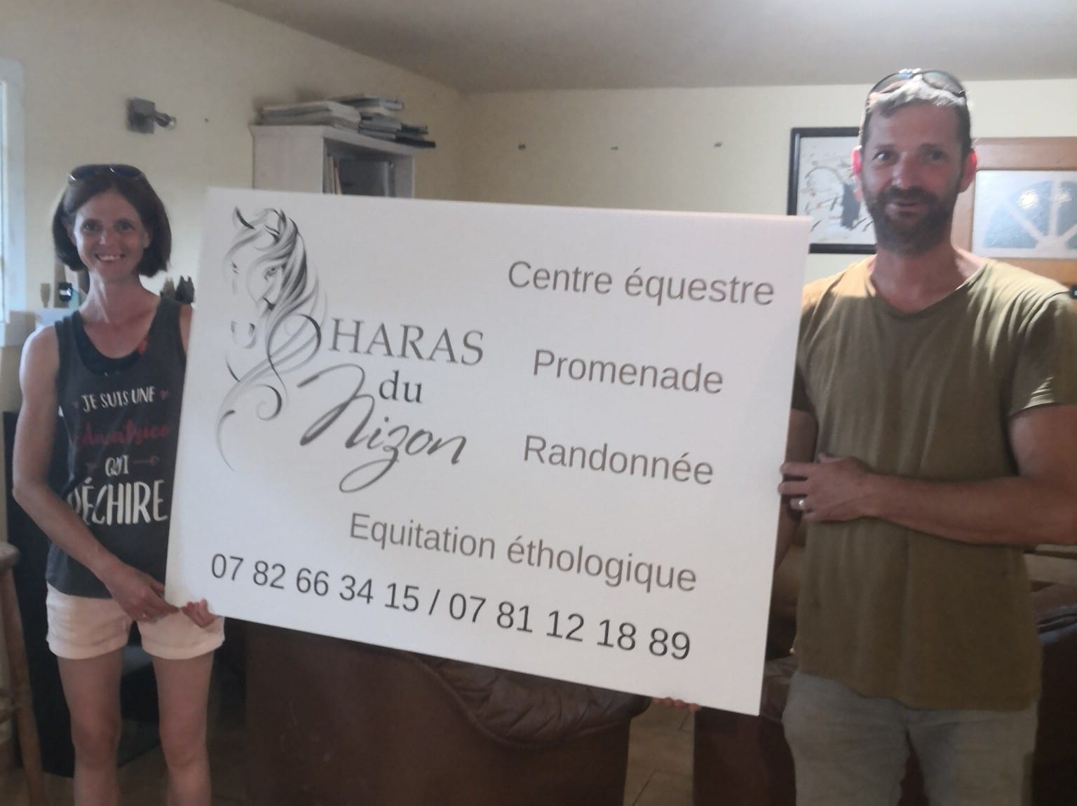 Le Nouveau Panneau Haras Du Nizon